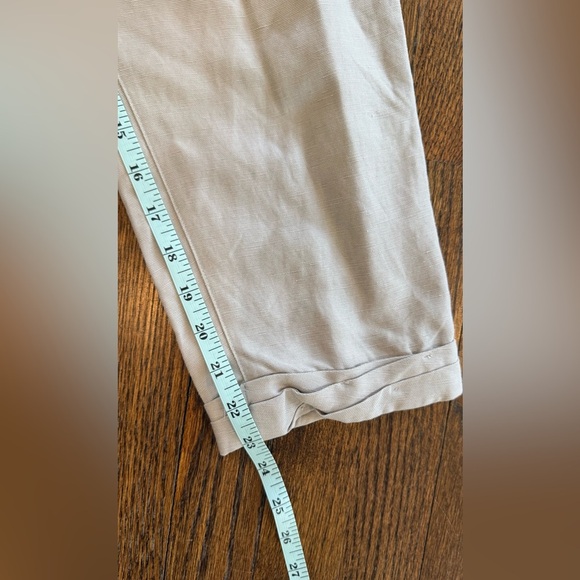 Aritzia Wilfred Allant Pant Cropped Gray Linen Trouser, Size 2 1746 - Picture 8 of 12